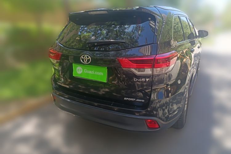 Used Toyota Highlander 2018 2.0T Four-Wheel Drive Prestige Version 7 Seats China VI Standard Rear Right 45 Deg