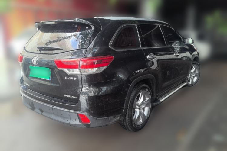 Used Toyota Highlander 2018 2.0T Four-Wheel Drive Prestige Version 7 Seats China V Emission Standard Rear Right 45 Deg