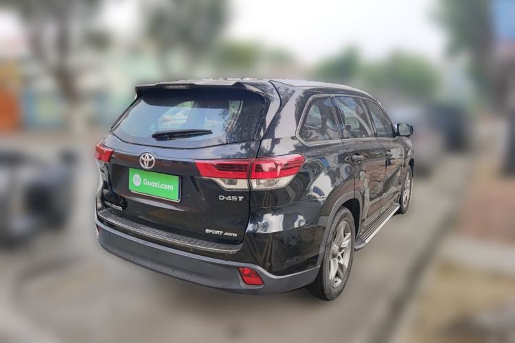 Used Toyota Highlander 2018 2.0T Four-Wheel Drive Luxury Version 7 Seats China VI Standard Rear Right 45 Deg