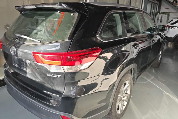 Used Toyota Highlander 2018 2.0T Four-Wheel Drive Prestige Version 7 Seats China VI Standard Rear Right 45 Deg