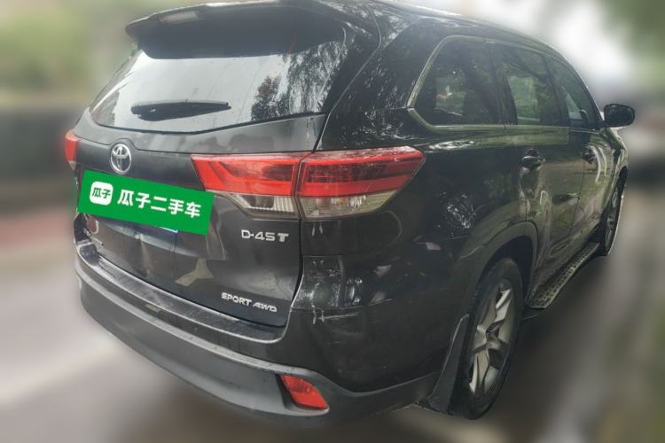 Used Toyota Highlander 2018 2.0T Four-Wheel Drive Luxury Version 7 Seats China VI Standard Rear Right 45 Deg