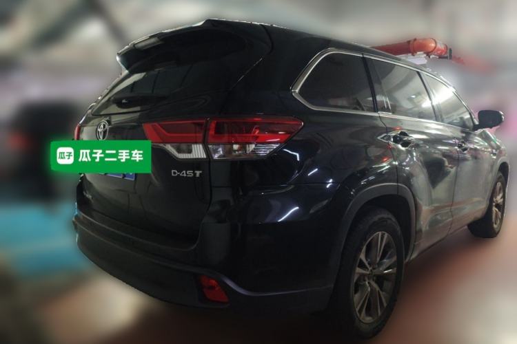 Used Toyota Highlander 2018 2.0T Two-Wheel Drive Elite Version 5 Seats China VI Standard Rear Right 45 Deg