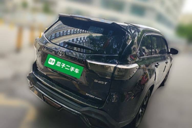 Used Toyota Highlander 2018 2.0T Four-Wheel Drive Knight Edition 7 Seats China VI Standard Rear Right 45 Deg