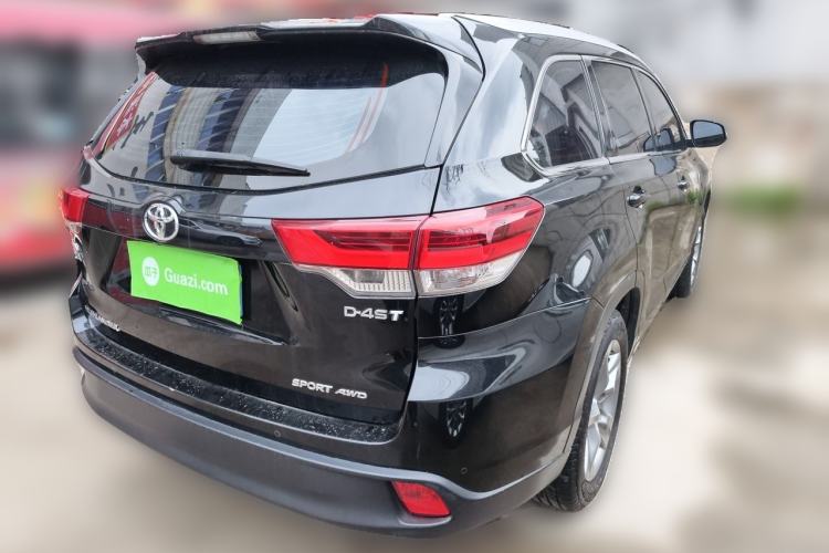 Used Toyota Highlander 2018 2.0T Four-Wheel Drive Luxury Edition 7 Seats China V Emission Standard Rear Right 45 Deg