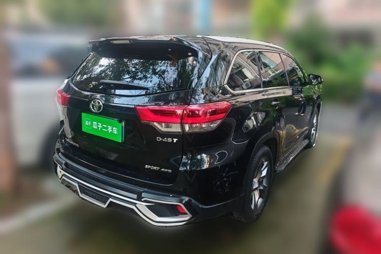 Used Toyota Highlander 2018 2.0T Four-Wheel Drive Prestige Version 7 Seats China VI Standard Rear Right 45 Deg