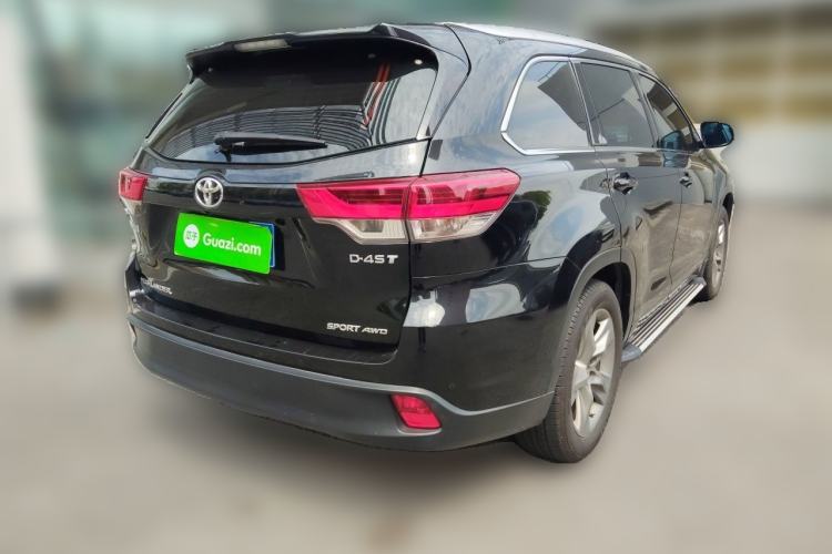 Used Toyota Highlander 2018 2.0T Four-Wheel Drive Prestige Version 7 Seats China VI Standard Rear Right 45 Deg