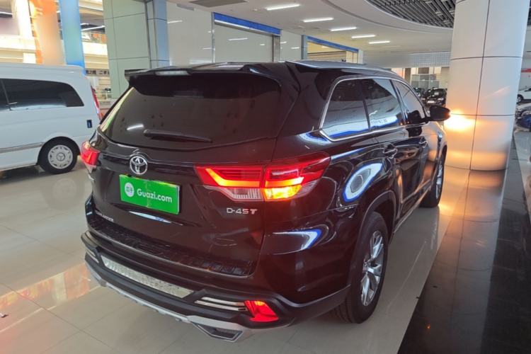 Used Toyota Highlander 2018 2.0T Four-Wheel Drive Elite Edition 7 Seats China VI Standard Rear Right 45 Deg