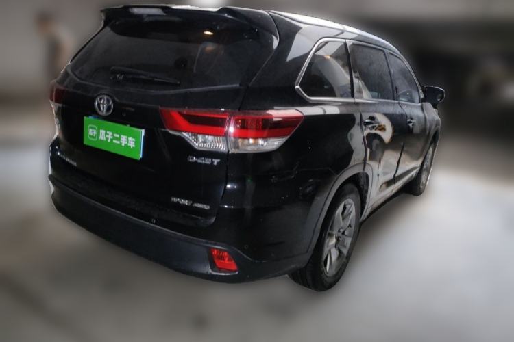 Used Toyota Highlander 2018 2.0T Four-Wheel Drive Prestige Version 7 Seats China VI Standard Rear Right 45 Deg