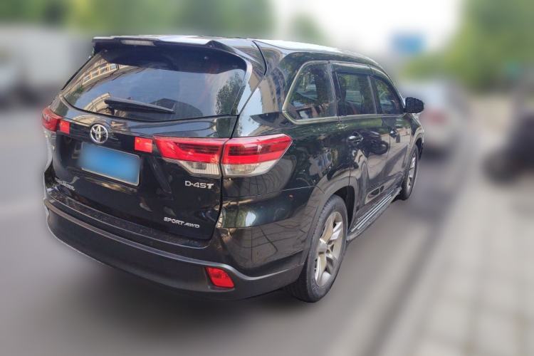 Used Toyota Highlander 2018 2.0T Four-Wheel Drive Prestige Version 7 Seats China VI Standard Rear Right 45 Deg