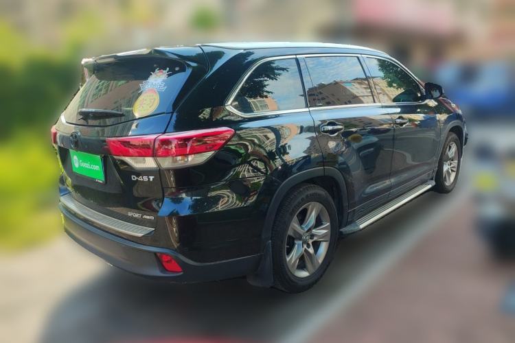 Used Toyota Highlander 2018 2.0T Four-Wheel Drive Prestige Version 7 Seats China VI Standard Rear Right 45 Deg