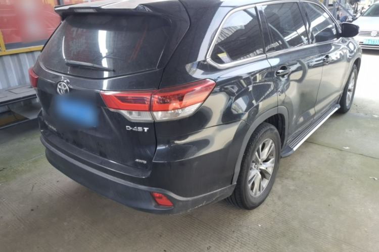 Used Toyota Highlander 2018 2.0T Four-Wheel Drive Elite Edition 7 Seats China VI Standard Rear Right 45 Deg