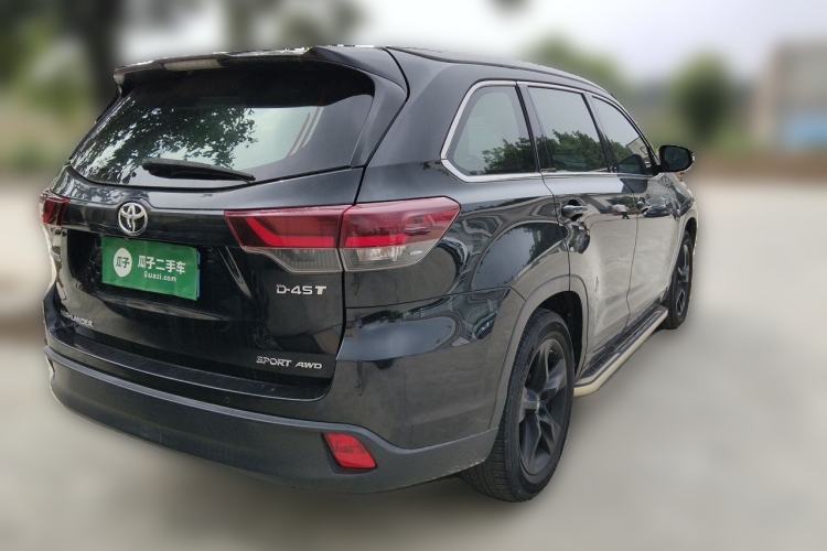 Used Toyota Highlander 2018 2.0T Four-Wheel Drive Knight Edition 7 Seats China VI Standard Rear Right 45 Deg