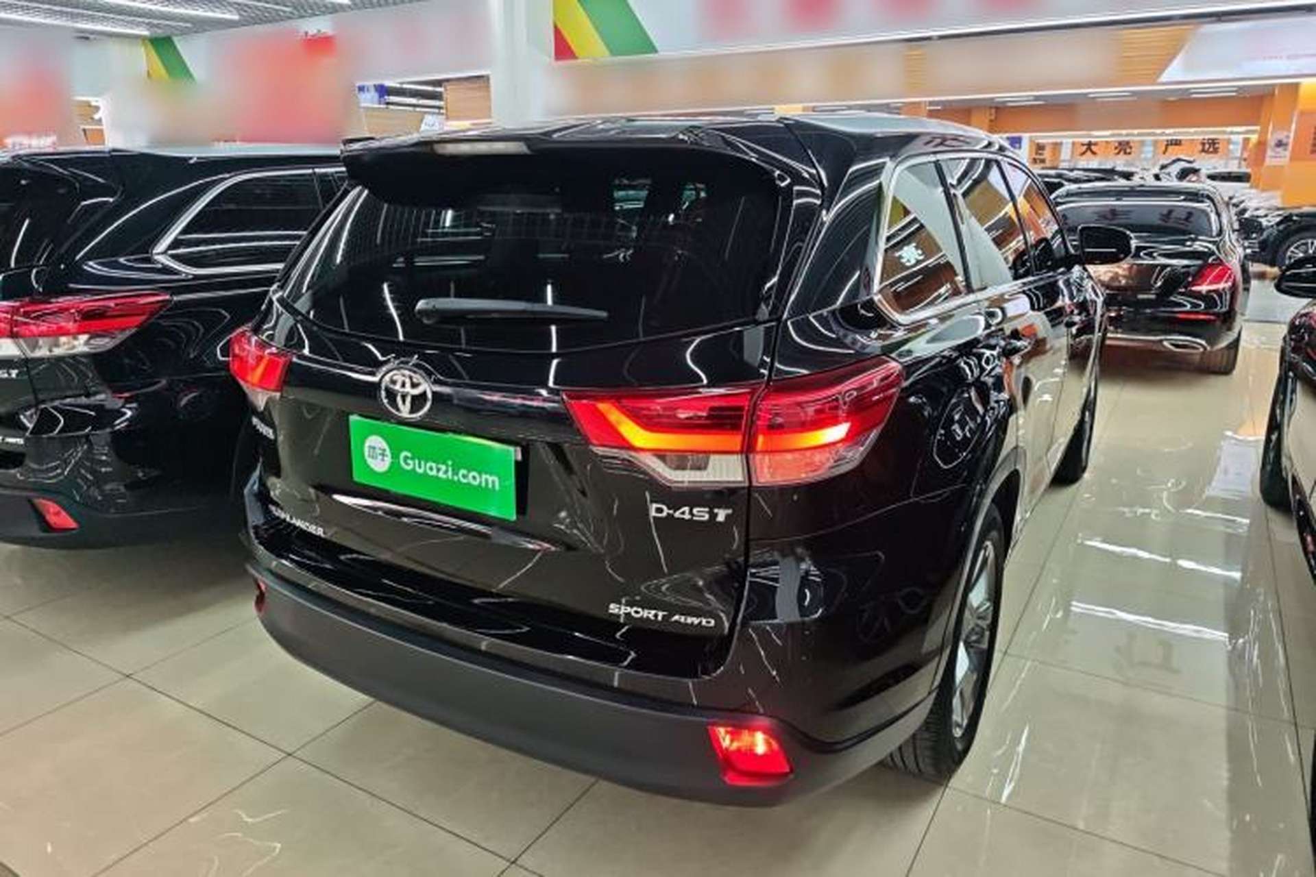Used Toyota Highlander 2018 2.0T Four-Wheel Drive Luxury Version 7 Seats China VI Standard Rear Right 45 Deg