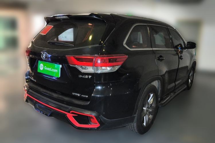 Used Toyota Highlander 2018 2.0T Four-Wheel Drive Luxury Edition 7 Seats China V Emission Standard Rear Right 45 Deg