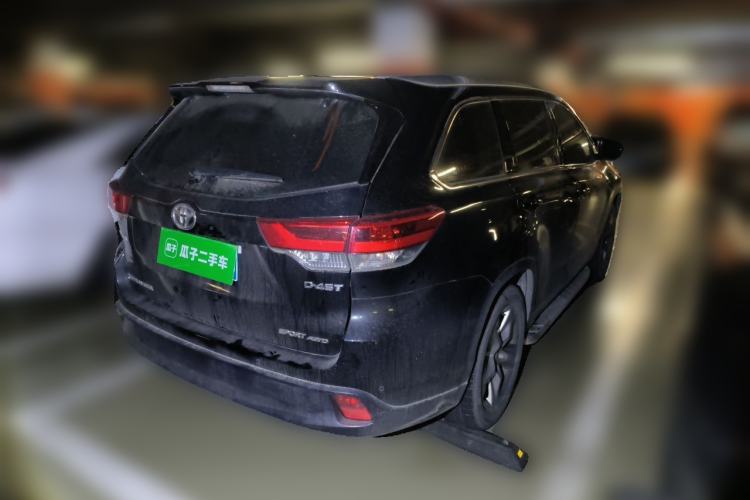 Used Toyota Highlander 2018 2.0T Four-Wheel Drive Prestige Version 7 Seats China VI Standard Rear Right 45 Deg