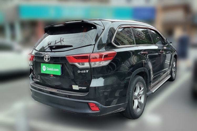 Used Toyota Highlander 2018 2.0T Two-Wheel Drive Prestige Version 7 Seats China V Emission Standard Rear Right 45 Deg