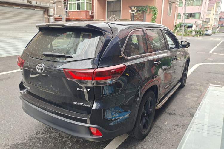 Used Toyota Highlander 2018 2.0T Four-Wheel Drive Knight Edition 7 Seats China VI Standard Rear Right 45 Deg