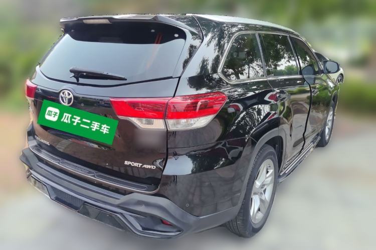 Used Toyota Highlander 2018 2.0T Four-Wheel Drive Prestige Version 7 Seats China VI Standard Rear Right 45 Deg