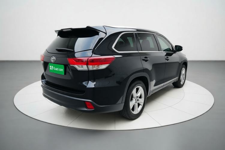Used Toyota Highlander 2018 2.0T Four-Wheel Drive Luxury Edition 7 Seats China V Emission Standard Rear Right 45 Deg