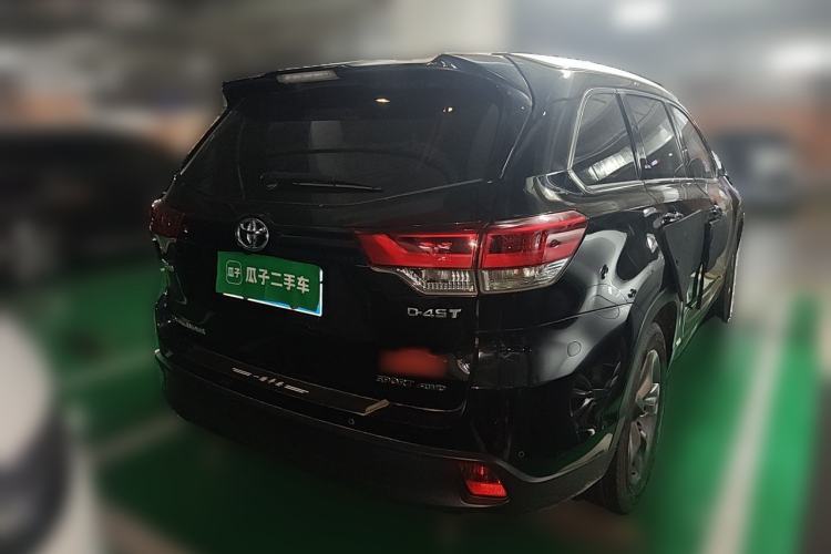 Used Toyota Highlander 2018 2.0T Four-Wheel Drive Luxury Version 7 Seats China VI Standard Rear Right 45 Deg