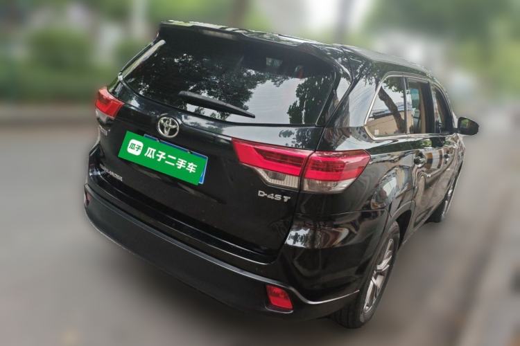 Used Toyota Highlander 2018 2.0T Two-Wheel Drive Elite Version 5 Seats China VI Standard Rear Right 45 Deg