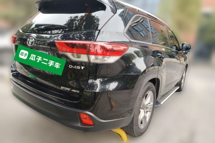 Used Toyota Highlander 2018 2.0T Four-Wheel Drive Prestige Version 7 Seats China VI Standard Rear Right 45 Deg