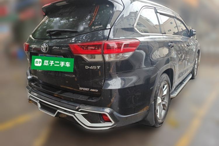 Used Toyota Highlander 2018 2.0T Four-Wheel Drive Prestige Version 7 Seats China VI Standard Rear Right 45 Deg