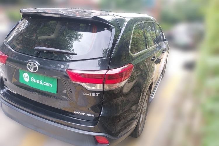 Used Toyota Highlander 2018 2.0T Four-Wheel Drive Prestige Version 7 Seats China VI Standard Rear Right 45 Deg