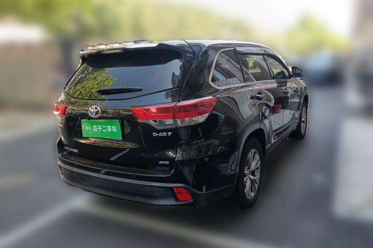 Used Toyota Highlander 2018 2.0T Four-Wheel Drive Elite Edition 7 Seats China VI Standard Rear Right 45 Deg