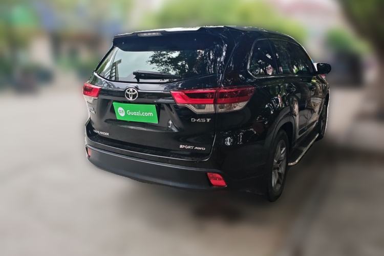 Used Toyota Highlander 2018 2.0T Four-Wheel Drive Prestige Version 7 Seats China VI Standard Rear Right 45 Deg