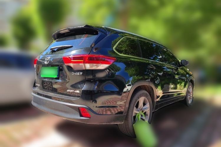 Used Toyota Highlander 2018 2.0T Four-Wheel Drive Prestige Version 7 Seats China VI Standard Rear Right 45 Deg