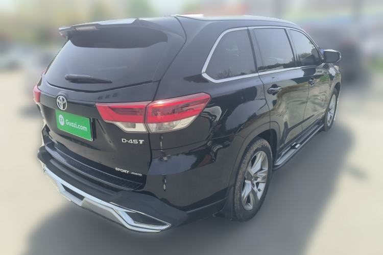 Used Toyota Highlander 2018 2.0T Four-Wheel Drive Luxury Edition 7 Seats China V Emission Standard Rear Right 45 Deg