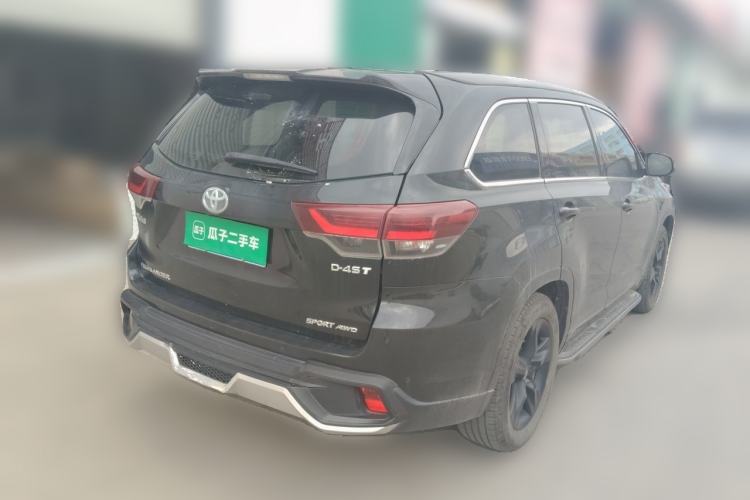 Used Toyota Highlander 2018 2.0T Four-Wheel Drive Knight Edition 7 Seats China VI Standard Rear Right 45 Deg