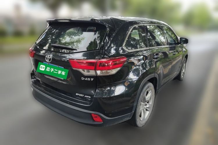 Used Toyota Highlander 2018 2.0T Four-Wheel Drive Luxury Version 7 Seats China VI Standard Rear Right 45 Deg