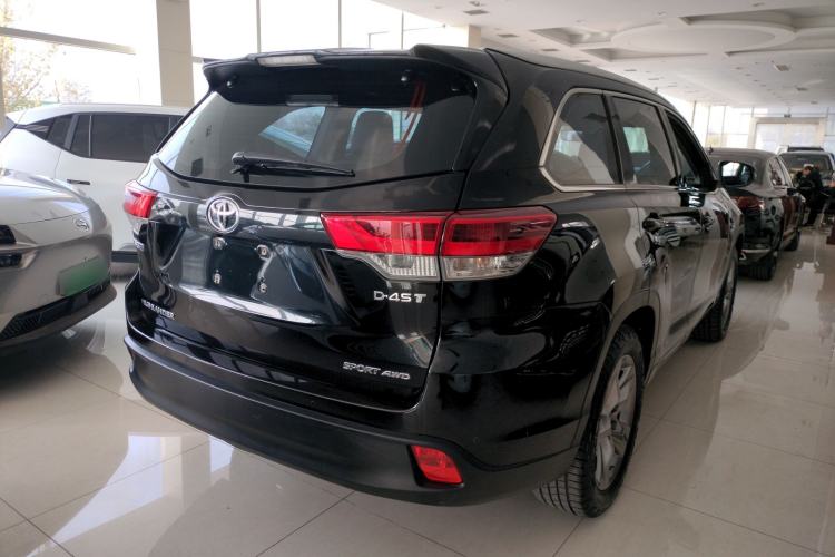 Used Toyota Highlander 2018 2.0T Four-Wheel Drive Prestige Version 7 Seats China VI Standard Rear Right 45 Deg