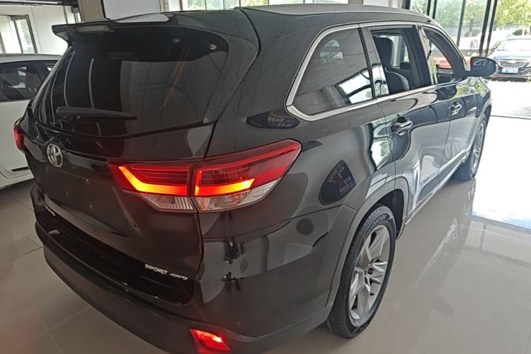 Used Toyota Highlander 2018 2.0T Four-Wheel Drive Prestige Version 7 Seats China VI Standard Rear Right 45 Deg