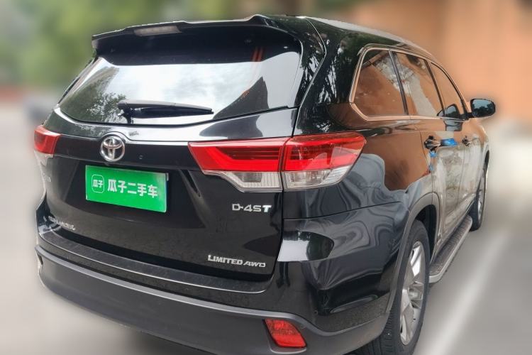 Used Toyota Highlander 2018 2.0T Four-Wheel Drive Supreme Edition 7-Seater China VI Rear Right 45 Deg
