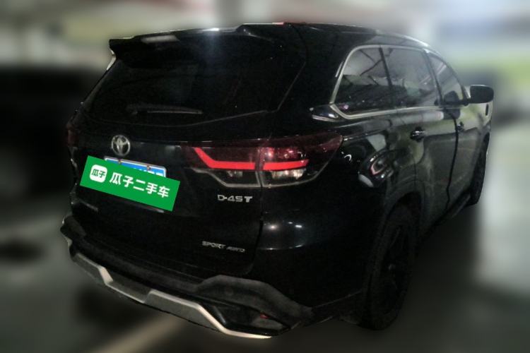 Used Toyota Highlander 2018 2.0T Four-Wheel Drive Knight Edition 7 Seats China VI Standard Rear Right 45 Deg