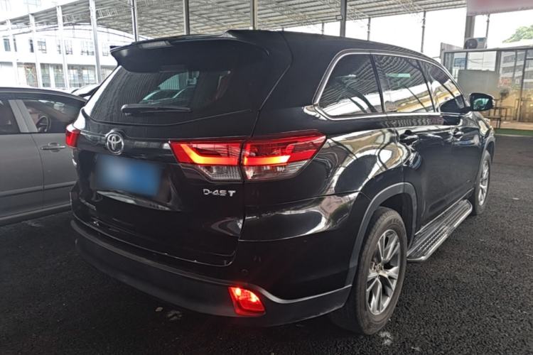 Used Toyota Highlander 2018 2.0T Two-Wheel Drive Elite Version 5 Seats China VI Standard Rear Right 45 Deg