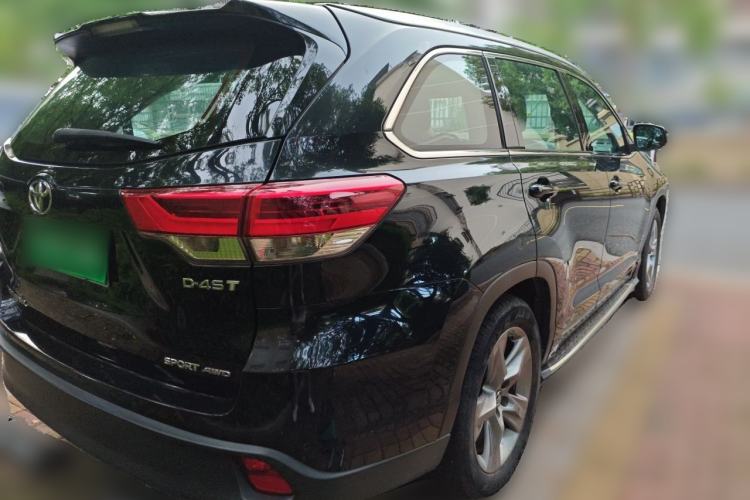 Used Toyota Highlander 2018 2.0T Four-Wheel Drive Luxury Edition 7 Seats China V Emission Standard Rear Right 45 Deg