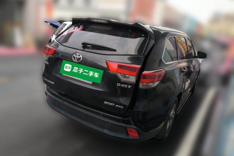 Used Toyota Highlander 2018 2.0T Four-Wheel Drive Knight Edition 7 Seats China VI Standard Rear Right 45 Deg