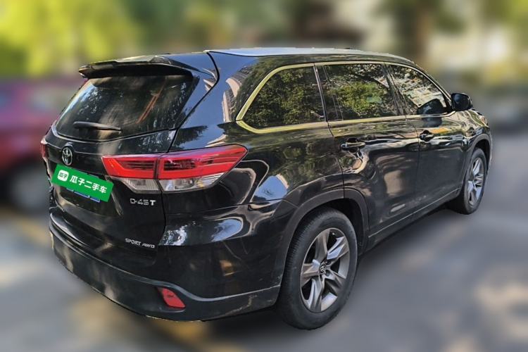 Used Toyota Highlander 2018 2.0T Four-Wheel Drive Luxury Version 7 Seats China VI Standard Rear Right 45 Deg