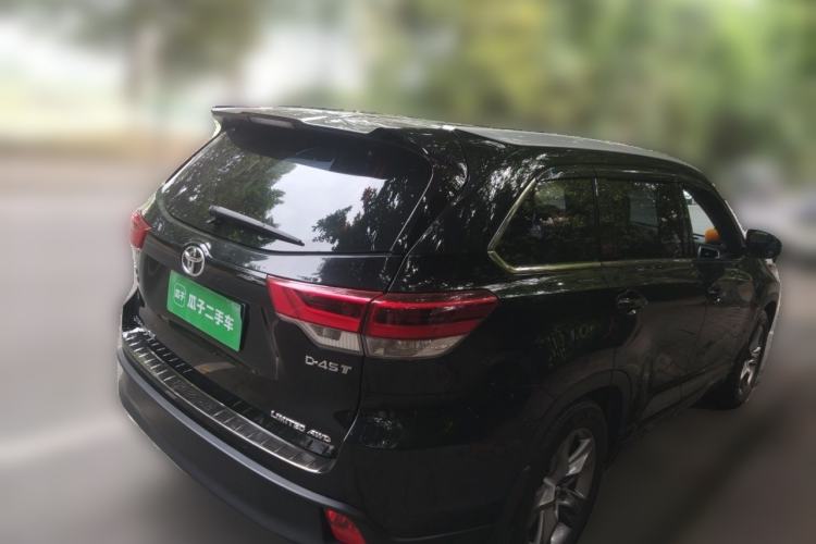 Used Toyota Highlander 2018 2.0T Four-Wheel Drive Ultimate Edition 7-Seater Emission Standard China V Rear Right 45 Deg