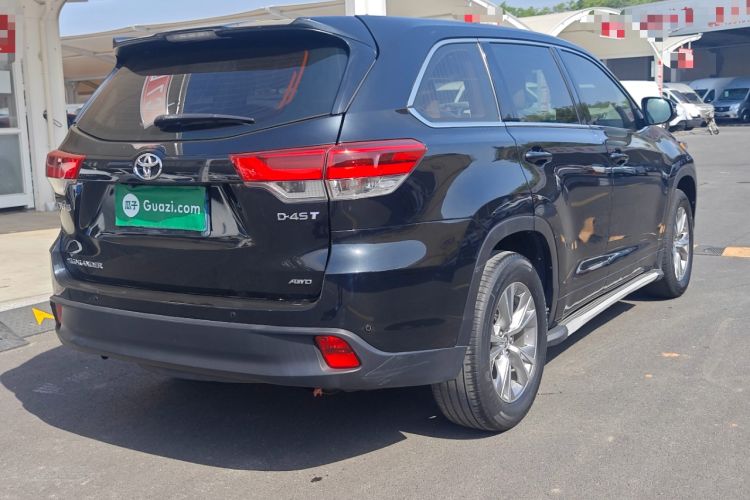 Used Toyota Highlander 2018 2.0T Four-Wheel Drive Elite Edition 7 Seats China VI Standard Rear Right 45 Deg