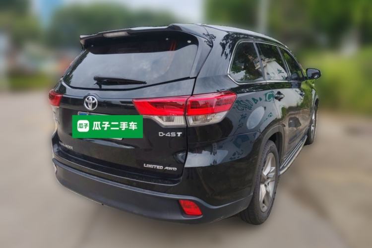 Used Toyota Highlander 2018 2.0T Four-Wheel Drive Ultimate Edition 7-Seater Emission Standard China V Rear Right 45 Deg