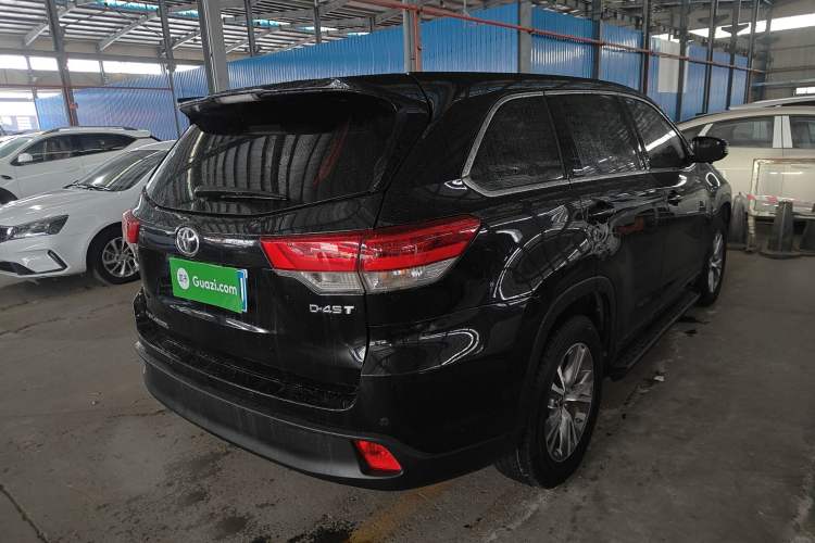 Used Toyota Highlander 2018 2.0T Two-Wheel Drive Elite Version 5 Seats China VI Standard Rear Right 45 Deg