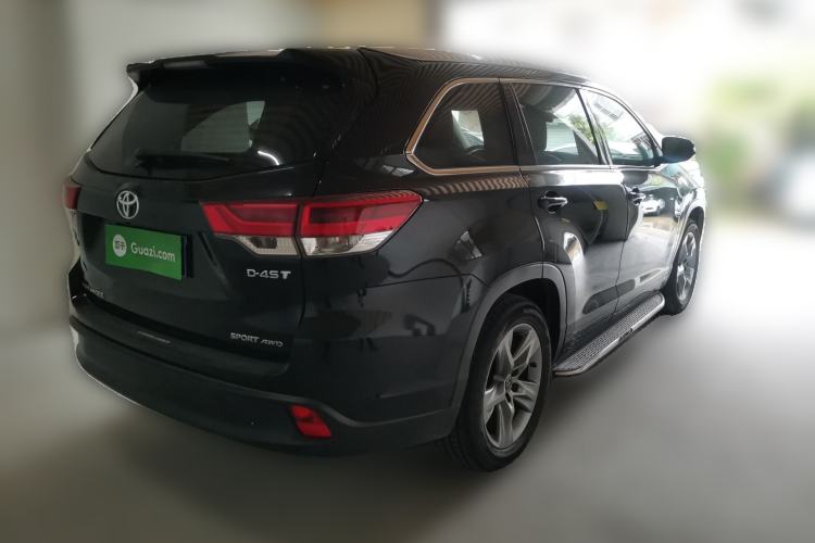 Used Toyota Highlander 2018 2.0T Four-Wheel Drive Prestige Version 7 Seats China VI Standard Rear Right 45 Deg
