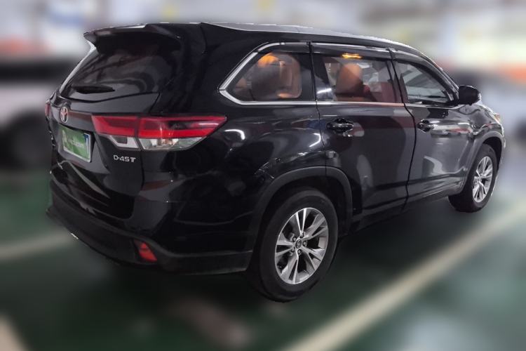 Used Toyota Highlander 2018 2.0T Two-Wheel Drive Elite Version 5 Seats China VI Standard Rear Right 45 Deg