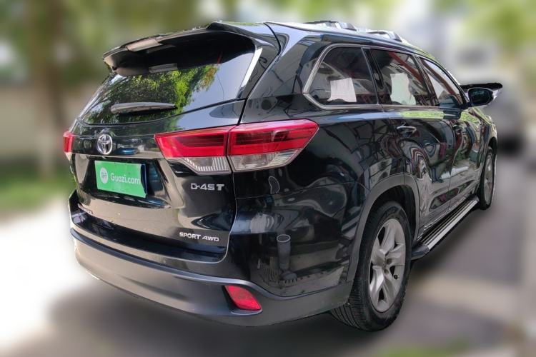 Used Toyota Highlander 2018 2.0T Four-Wheel Drive Luxury Version 7 Seats China VI Standard Rear Right 45 Deg