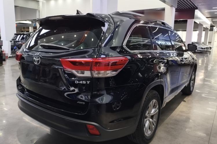 Used Toyota Highlander 2018 2.0T Four-Wheel Drive Elite Edition 7 Seats China VI Standard Rear Right 45 Deg
